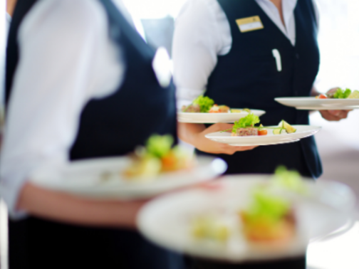 Casual Food and Beverage Assistant Column Widget Image