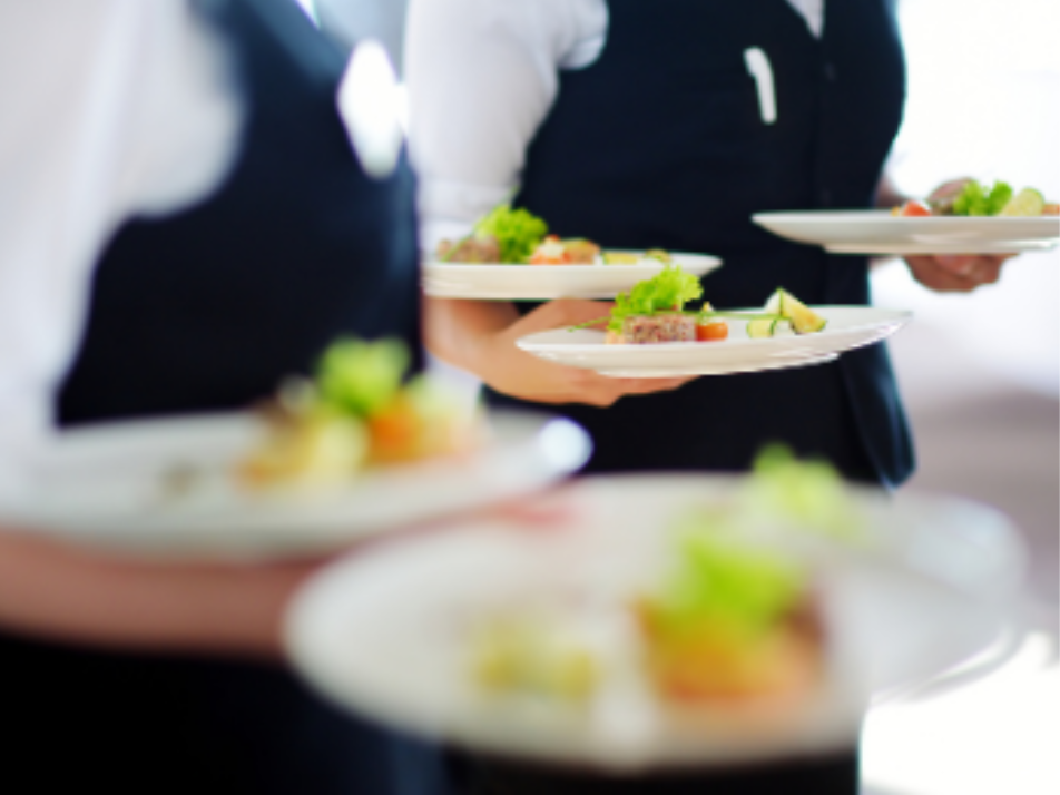 Casual Food and Beverage Assistant Text Image Widget Image