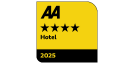 AA 4 Star Hotel Award Logo 2025