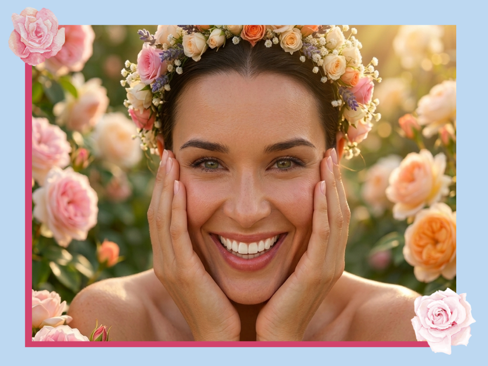 Summer Glow Spa Break Text Image Widget