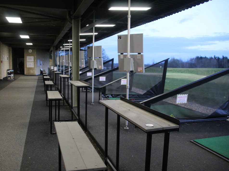 Ten bays of golf driving range
