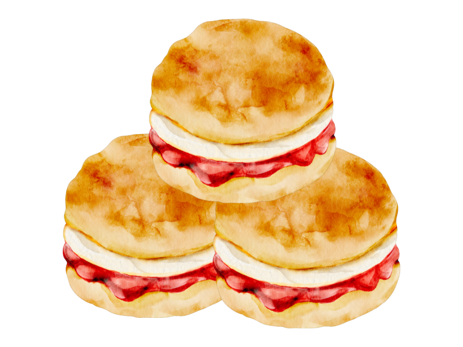 Harold the hedgehog scones image